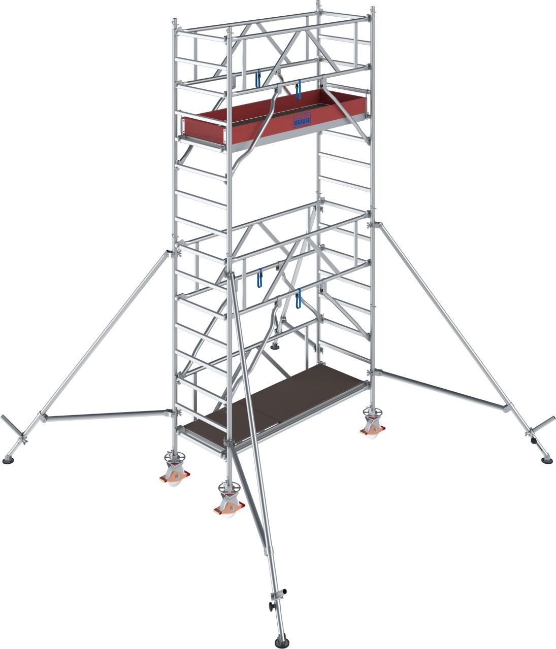 Krause STABILO Professional gurulóállvány, 1000 -es sorozat, mezőméret: 2 m x 0.75 m, munkamagasság: 5.3 m termék fő termékképe