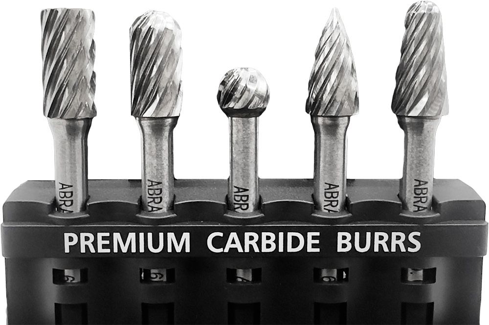 Abraboro D 10 mm keményfém turbómaró készlet, 5 db, műanyag dobozban, inox fogazással termék fő termékképe