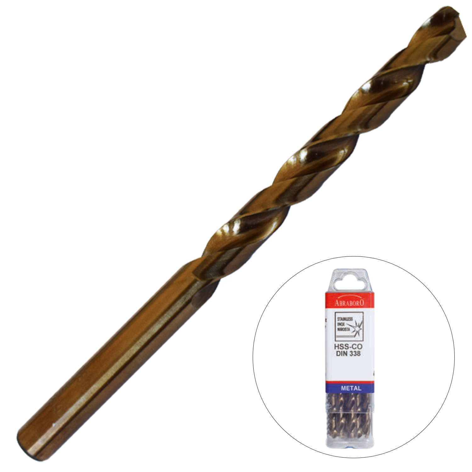 Abraboro 8.7 x 125 / 81 mm HSS-Co fémcsigafúró X-Pack, 10 db/csomag termék fő termékképe