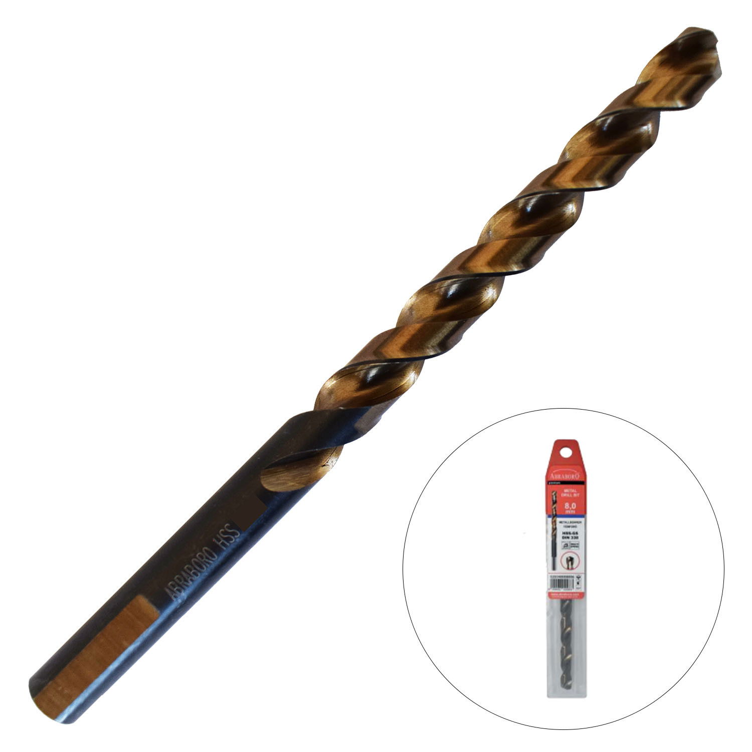 Abraboro 7 x 109 / 69 mm MULTISPEED HSS-GS fémfúró háromszög szárral, EV-Pack termék fő termékképe