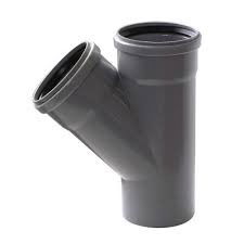PVC 110/110/45°-os tokos lefolyócső ágidom "Elág" termék fő termékképe