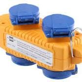 Brennenstuhl Lengő hosszabító Kültéri Gumis 4-es 10m Elosztóval termék fő termékképe