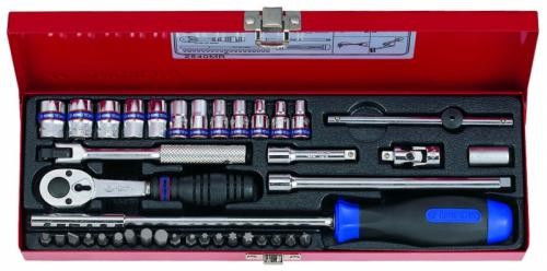 King Tony 39 részes 1/4" kézi dugókulcs & bitkészlet termék fő termékképe