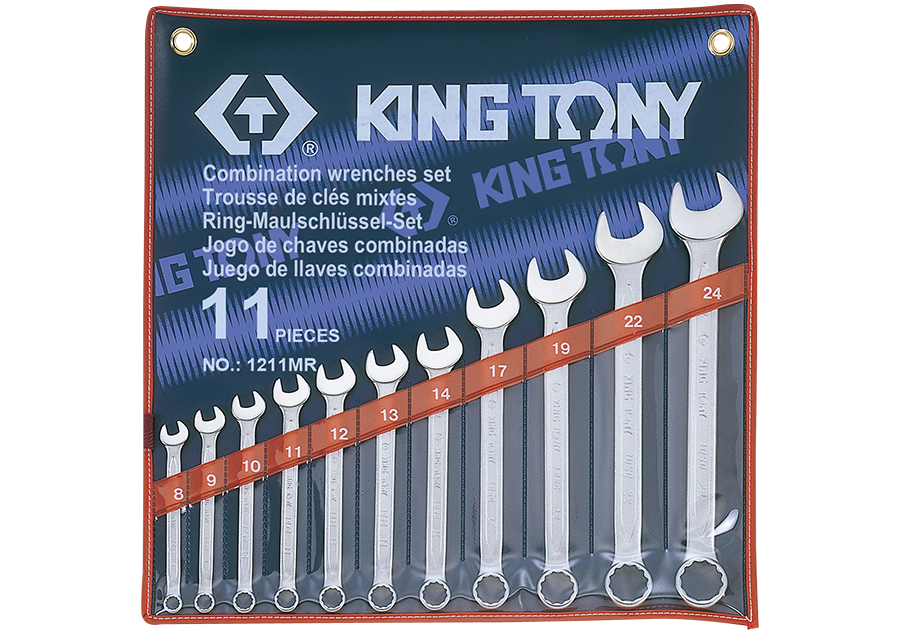 King Tony 11 részes csillag-villáskulcskészlet 8-24 mm termék fő termékképe