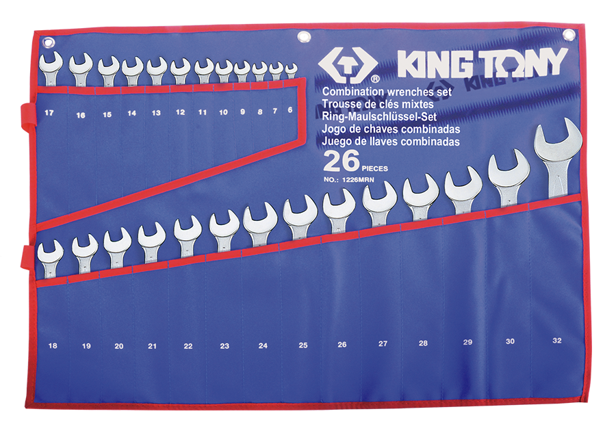 King Tony 26 részes csillag-villáskulcskészlet 6-32 mm termék fő termékképe