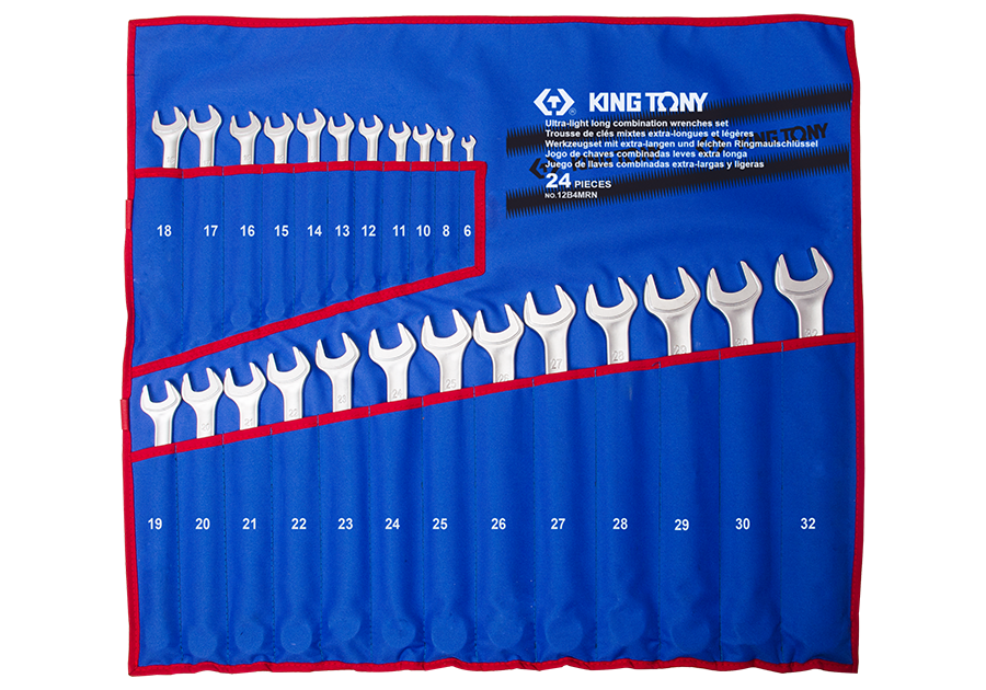 King Tony 24 részes csillag-villáskulcskészlet ultrakönnyű, hosszú 6-32 mm termék fő termékképe