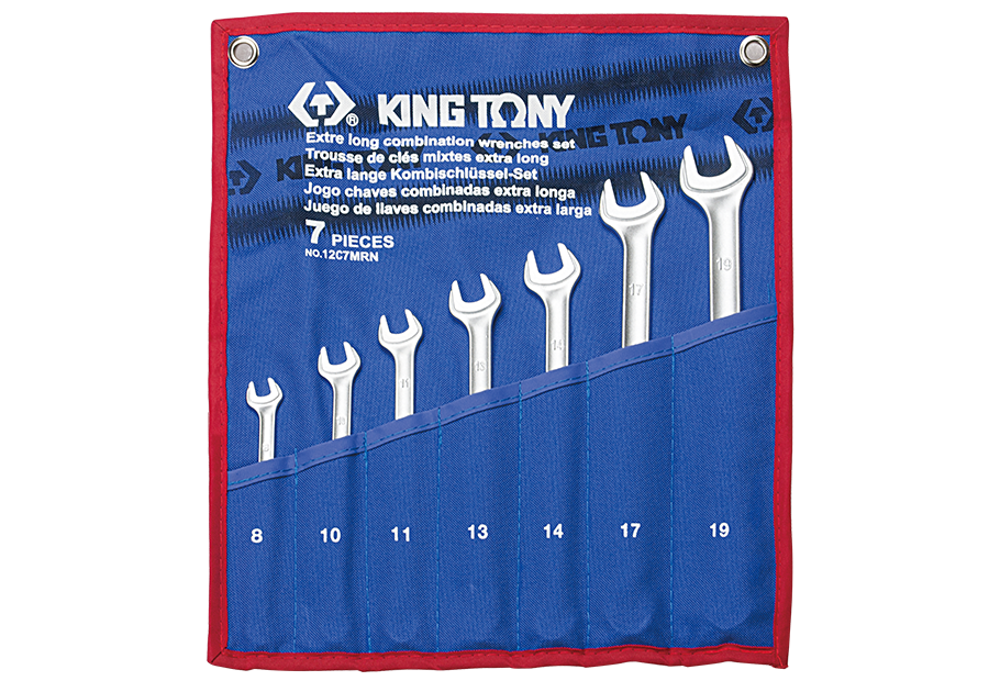 King Tony 7 részes csillag-villáskulcskészlet ultrakönnyű, hosszú 8-19 mm termék fő termékképe