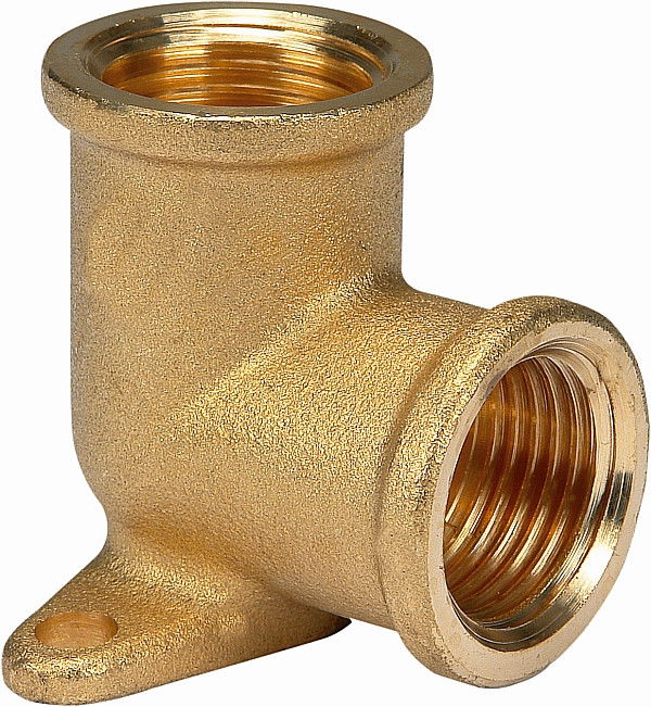 1/2" BB (belső-beéső) rövidnyakú sárgaréz falikorong termék fő termékképe