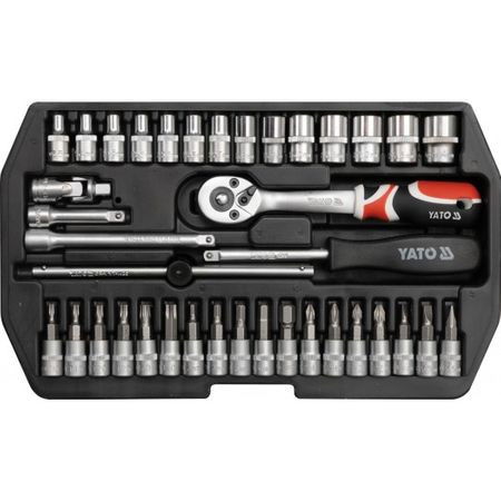 YATO 38 részes 1/4" dugókulcskészlet 3,5-14 mm S2 termék fő termékképe