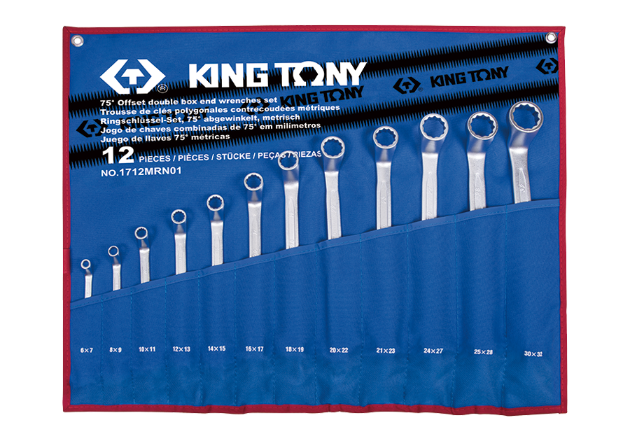 King Tony 12 részes csillagkulcskészlet 75° 6-32 mm termék fő termékképe