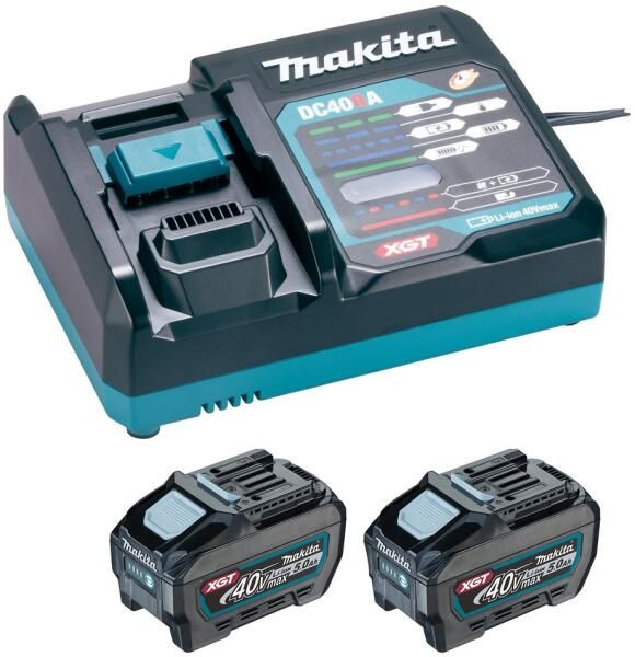 MAKITA 40V VMax XGT akkucsomag  1db DC40RA Gyorstöltő 2db BL4050F Akkumulátor termék fő termékképe