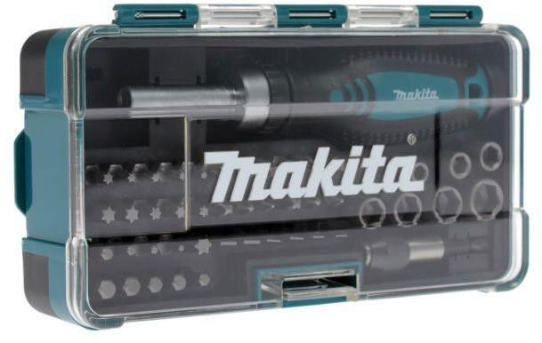 Makita Bit- és dugókulcs készlet racsnis behajtóval 47 db-os termék fő termékképe
