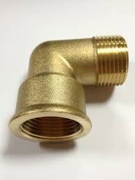 1" KB (külső-belső) sárgaréz könyök termék fő termékképe