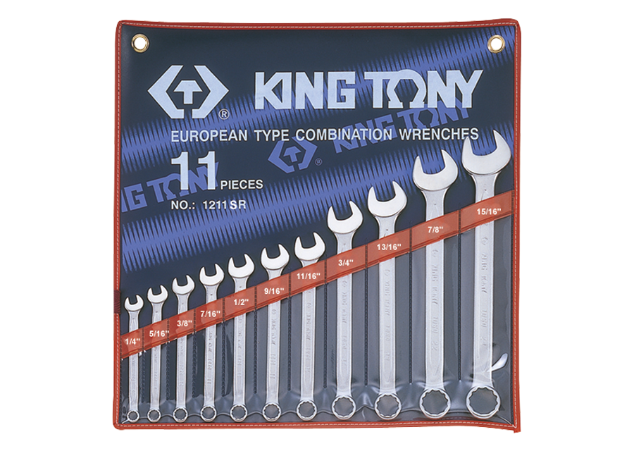 King Tony 11 részes csillag-villáskulcskészlet 1/4" - 15/16" collos termék fő termékképe