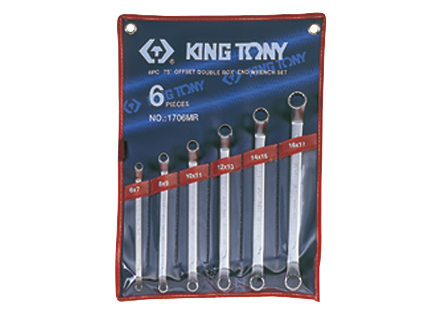 King Tony 6 részes csillagkulcskészlet 75° 6-17 mm termék fő termékképe