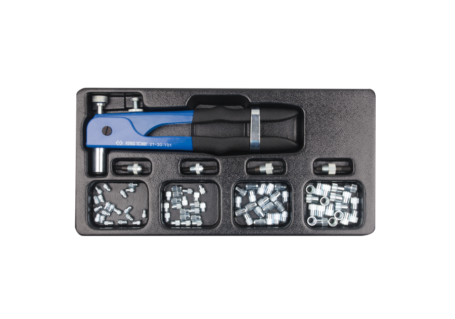 King Tony 85 részes anyaszegecshúzó fogó készlet termék fő termékképe