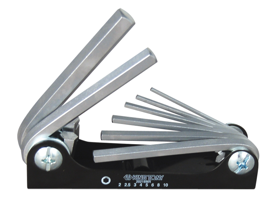 King Tony 8 részes imbuszkulcskészlet bicskatarón termék fő termékképe