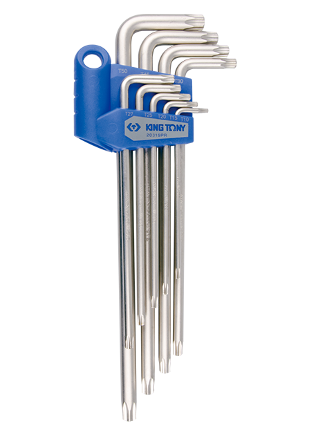 King Tony 9 részes torxvégű extra hosszú imbuszkulcskészlet termék fő termékképe