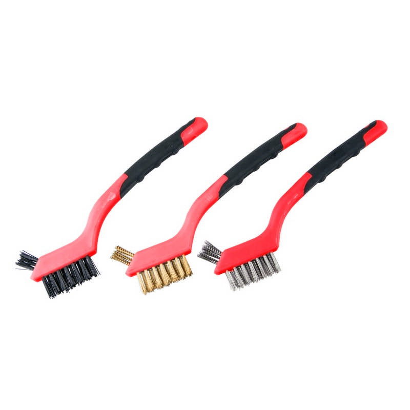 Festa Kézi Drótkefe 3 Részes Nylon/Inox/Sárgaréz termék fő termékképe