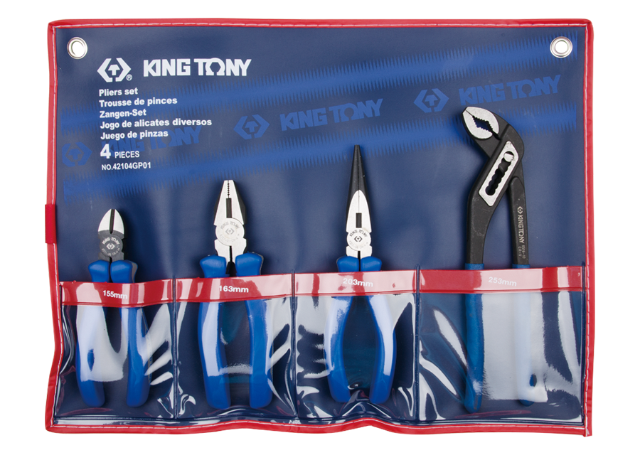 King Tony 4 részes fogókészlet (európai típusú) termék fő termékképe