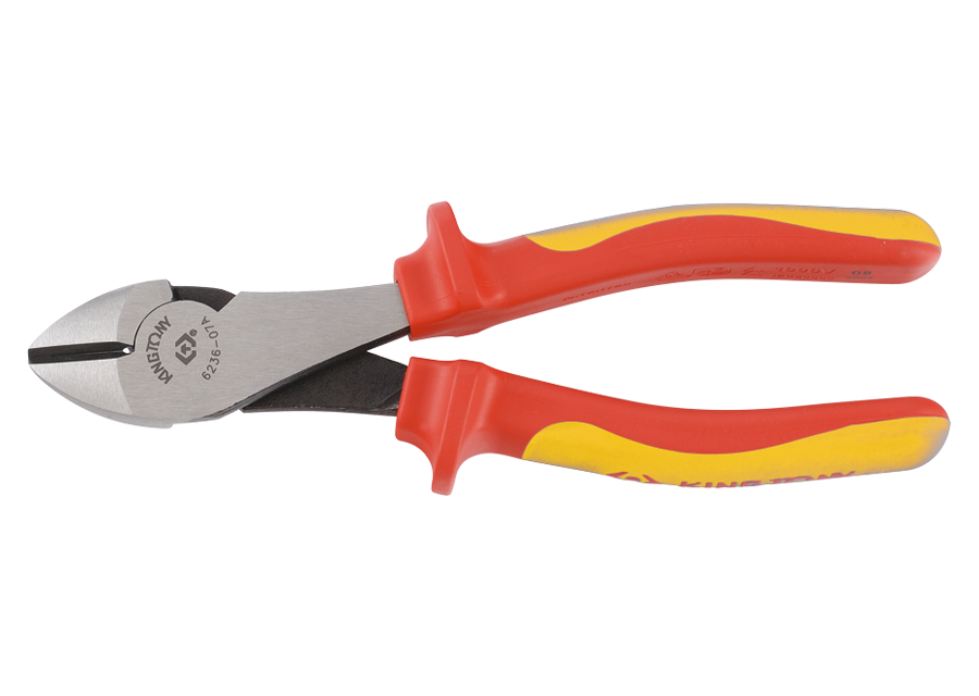 King Tony Szigetelt erő-oldalcsípő fogó 180 mm termék fő termékképe