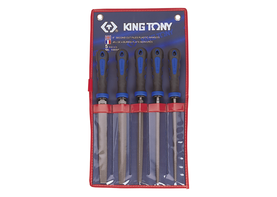 King Tony 5 részes reszelőkészlet 250 mm nyelezett termék fő termékképe