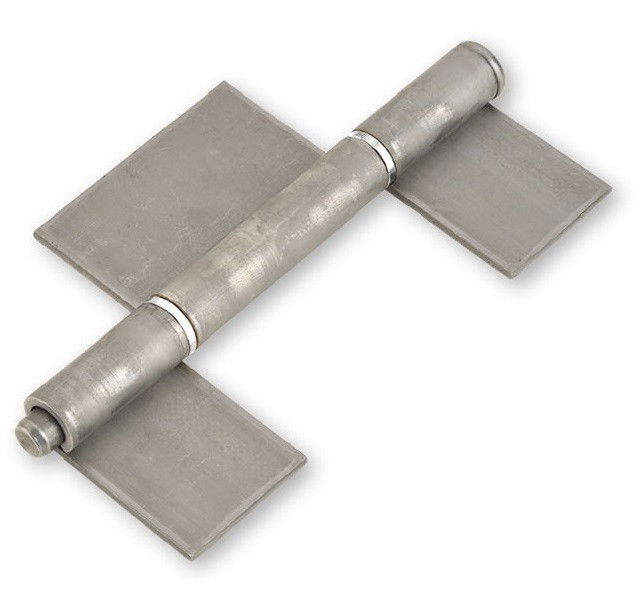 Combiarialdo art. 250 Háromrészes hosszúszárnyú hegeszthető zsanér, kivehető acélcsappal, acélgyűrűvel termék fő termékképe