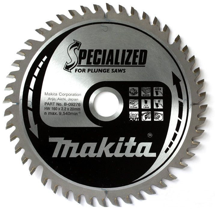 Makita SPECIALIZED Körfűrésztárcsák Merülő Körfűrészekhez termék fő termékképe
