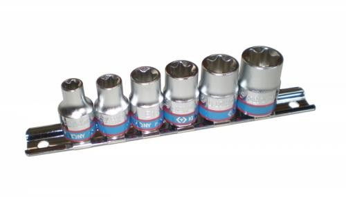 King Tony 6 részes 3/8" torx dugókulcskészlet sínen termék fő termékképe