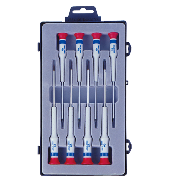 King Tony 8 részes lapos műszerész csavarhúzókészlet termék fő termékképe