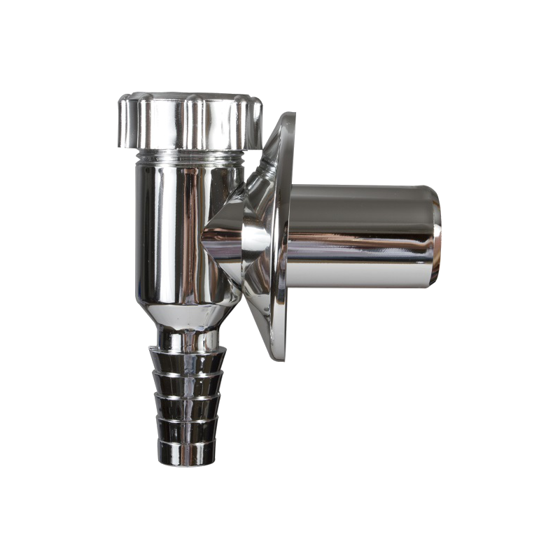 Styron Falon kívüli mosó- és mosogatógép csatlakozó szifon krómozott kivitelben termék fő termékképe