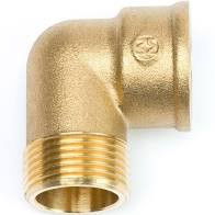 3/4" KB (külső-belső) sárgaréz könyök termék fő termékképe