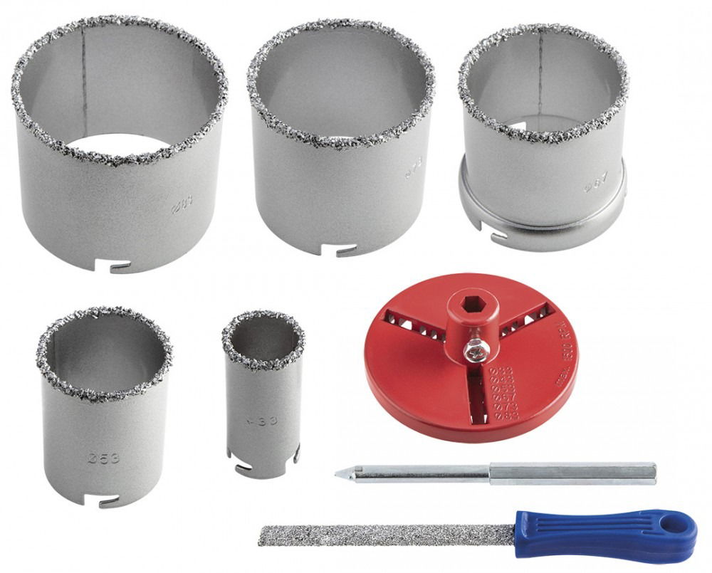 Verto Lyukfúró Készlet Gyémánt Kerámiára 32-83 mm termék fő termékképe