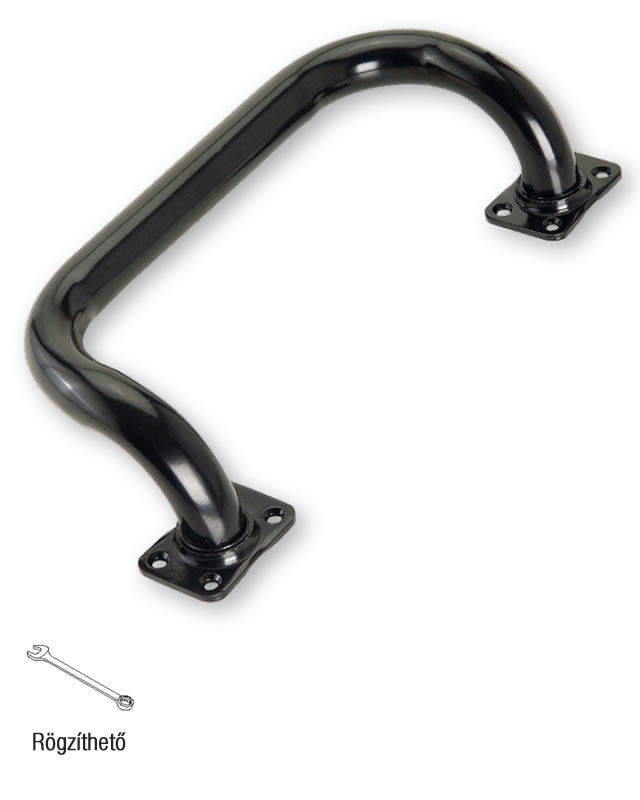 art. 365 Fekete kapufogantyú, hajlított, csöves kivitel termék fő termékképe