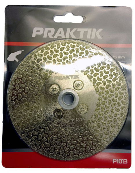 PRAKTIK Gyémánt Síkvágó és Csiszolótárcsa Flanssal 125 mm termék fő termékképe