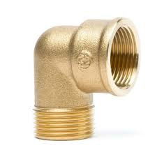 3/8" KB (külső-belső) sárgaréz könyök termék fő termékképe