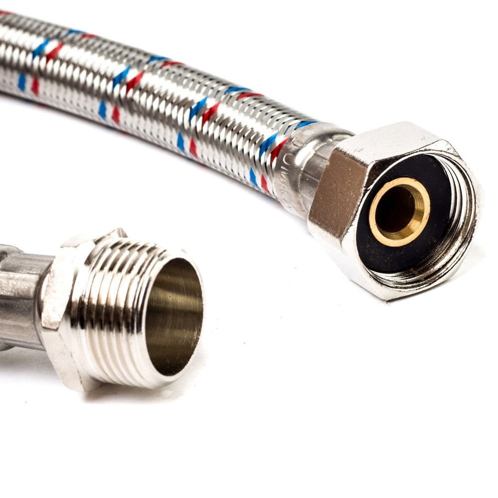 CSEKE Flexibilis Bekötőcső Vízre KB M10*1 - 3/8" termék fő termékképe