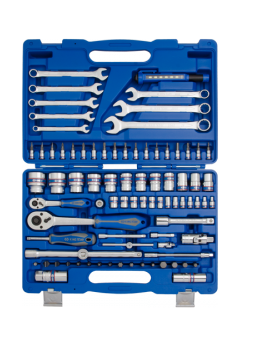 King Tony 83 részes 1/4" & 1/2" dugó&csillag-villáskulcs készlet termék fő termékképe