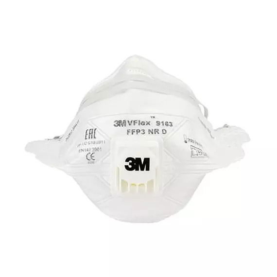 3M Vflex FFP3 Szűrős Félálarc (Pormaszk)  9163E  Szelepes termék fő termékképe