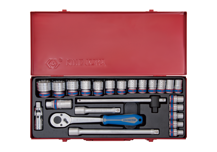 King Tony 24 részes 1/2" kézi dugókulcskészlet 12* termék fő termékképe
