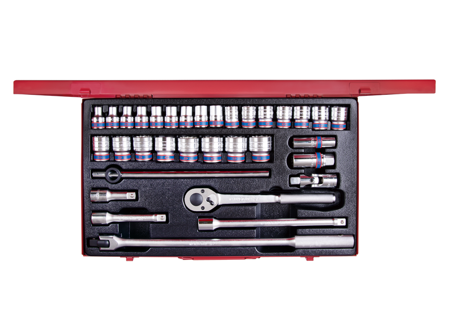 King Tony 33 részes 1/2" kézi dugókulcskészlet 12* termék fő termékképe