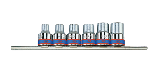 King Tony 6 részes 1/2" torx dugókulcskészlet sínen termék fő termékképe