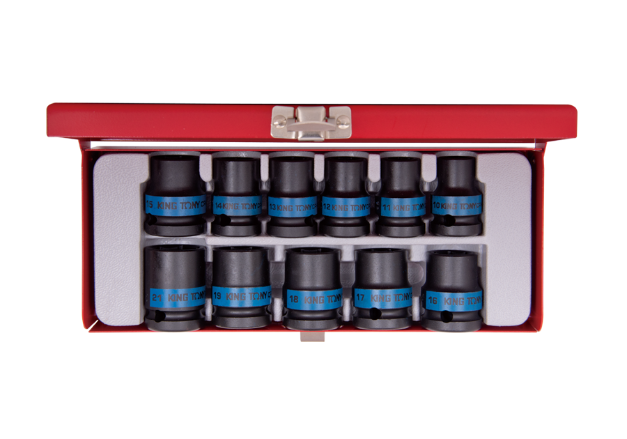 King Tony 11 részes 1/2" gépi dugókulcskészlet termék fő termékképe