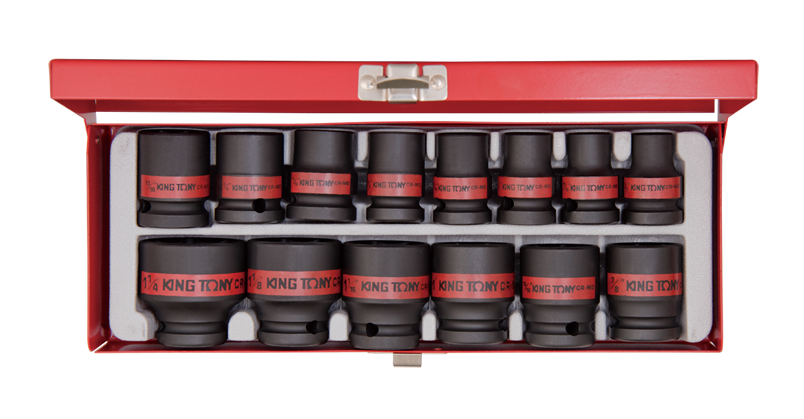 King Tony 14 részes 1/2" gépi dugókulcskészlet collos termék fő termékképe