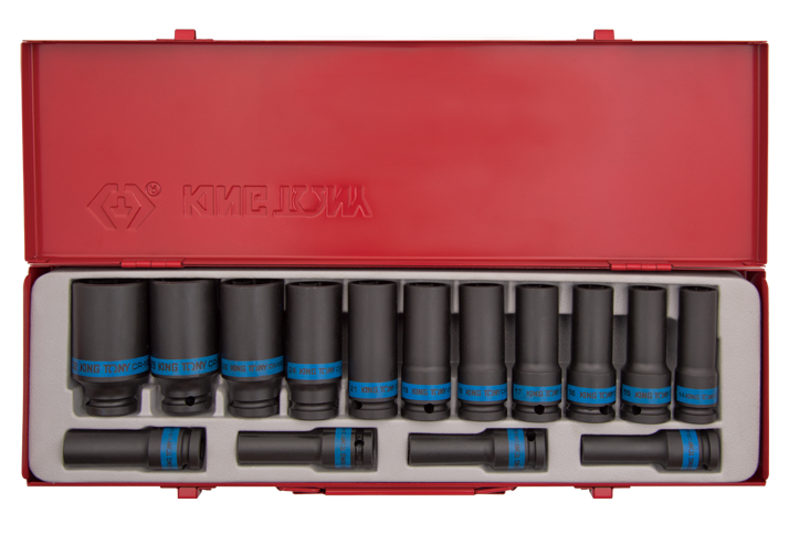 King Tony 15 részes 1/2" gépi dugókulcskészlet hosszú termék fő termékképe