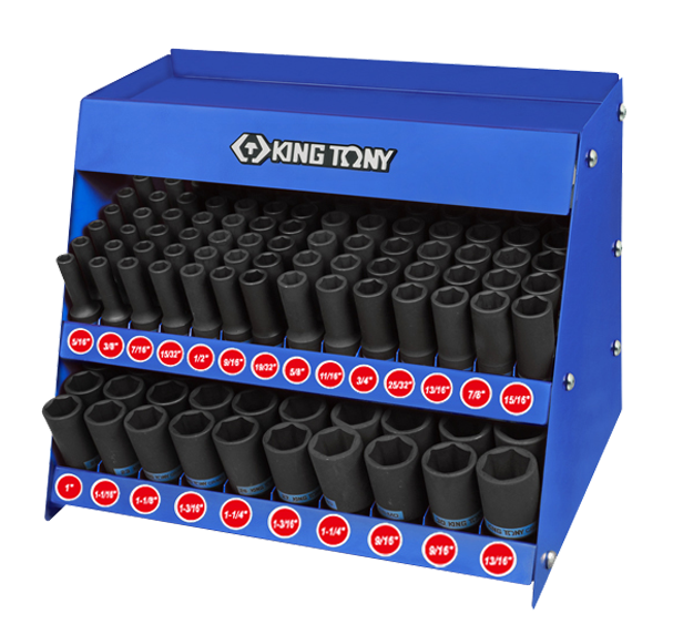 King Tony 110 részes 1/2" gépi dugókulcskészlet collos termék fő termékképe