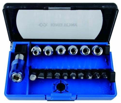 King Tony 17 részes 1/4" kézi dugókulcs & bitkészlet termék fő termékképe