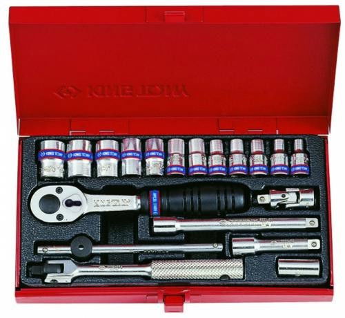 King Tony 19 részes 1/4" kézi dugókulcskészlet 6* termék fő termékképe