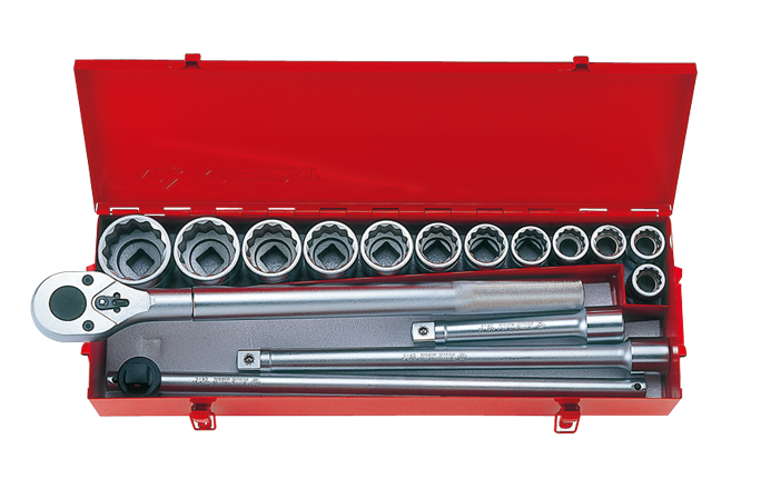 King Tony 16 részes 3/4" kézi dugókulcskészlet 12* termék fő termékképe