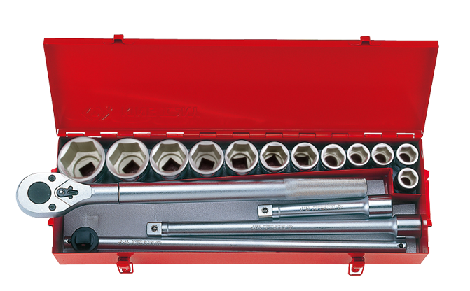 King Tony 16 részes 3/4" kézi dugókulcskészlet 6* termék fő termékképe